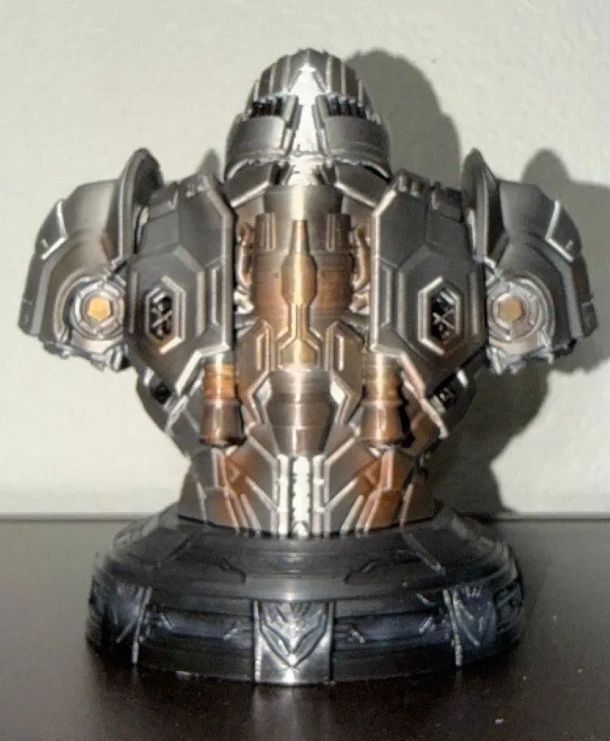Robot Warlord Bust – 7" Custom Painted